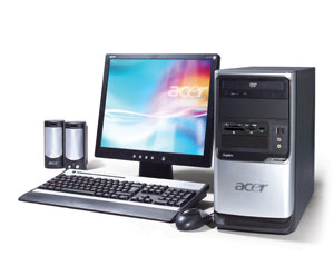Acer Aspire T135, AMD Sempron 3100+, 512MB, 160GB, DVD-RW