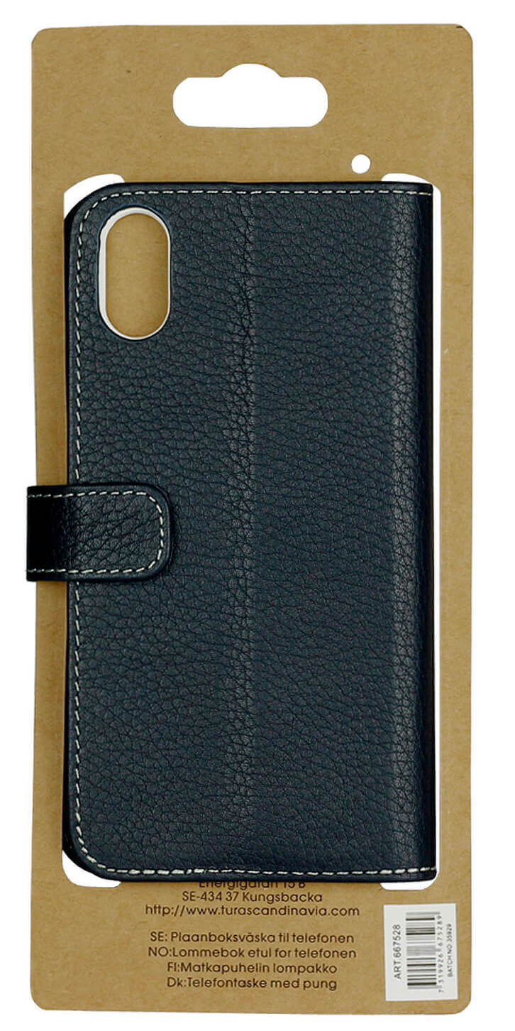 Onsala Leather Marineblue iPhoneX – image 5