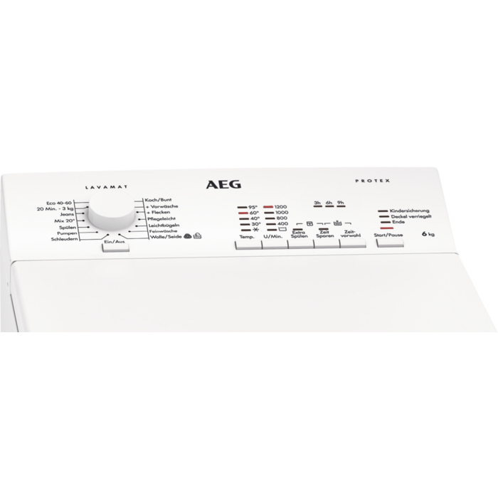 AEG L5TBK31260 washing machine Top-load – image 2