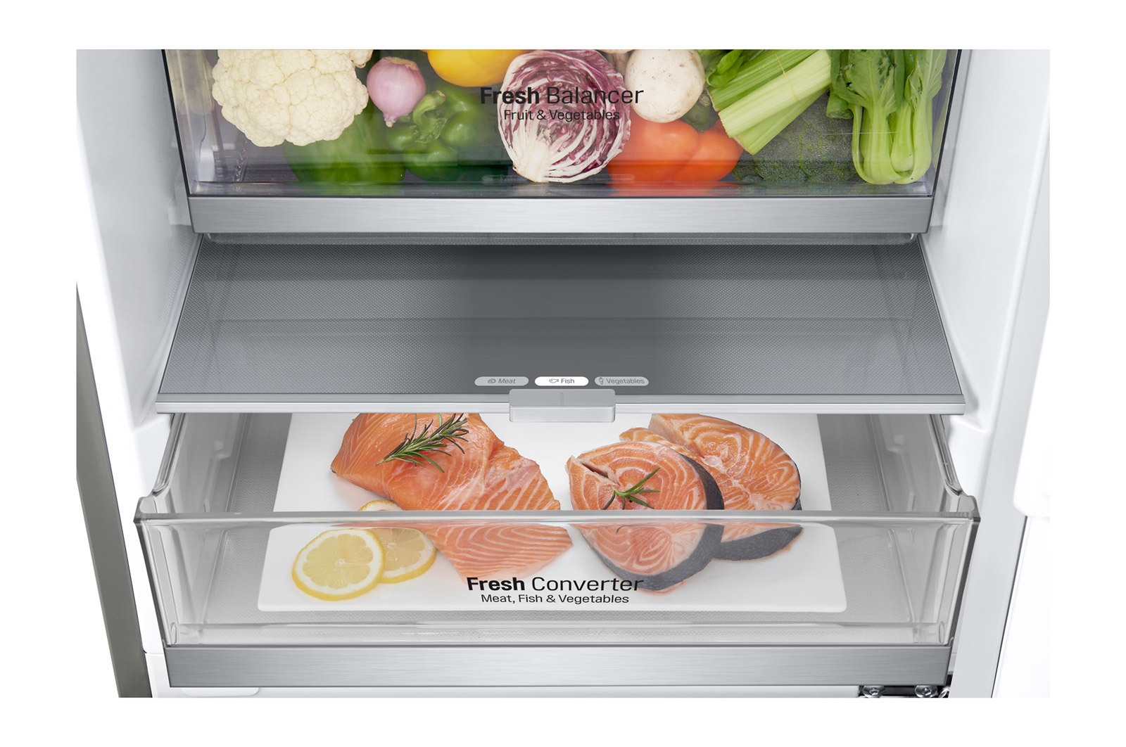 LG GBB72SAVXN fridge-freezer Freestanding – image 4