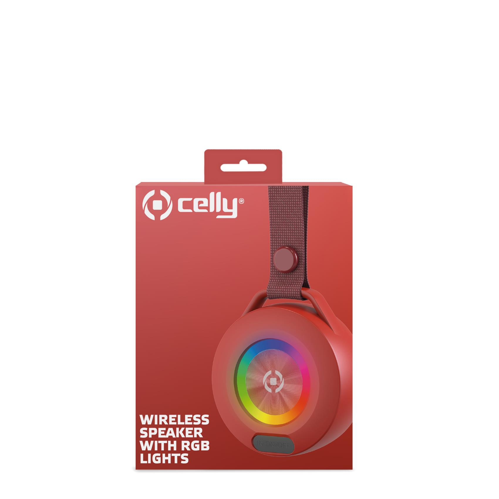 Celly LIGHTBEATRD portable/party speaker Stereo portable speaker Red – image 2