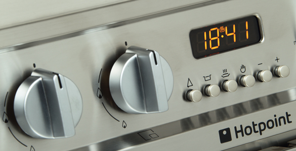 Hotpoint EG902GXS cooker Freestanding cooker Electric Gas Stainless steel – image 4