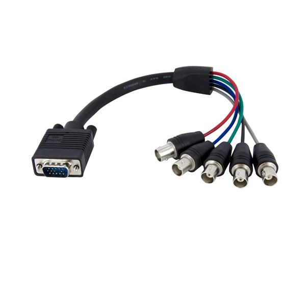 StarTech.com Câble d'écran coaxial VGA vers 5x BNC RGBHV de 30cm