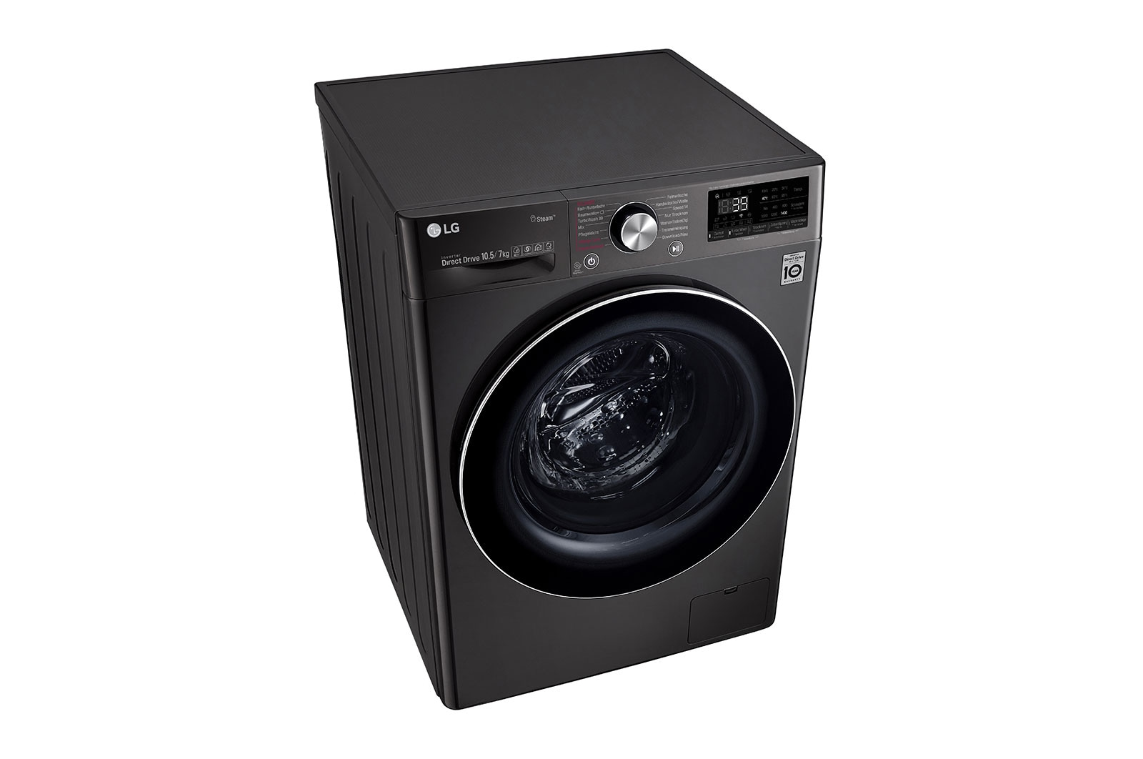 LG V9WD107H2S washer dryer Freestanding Front-load Black – image 8