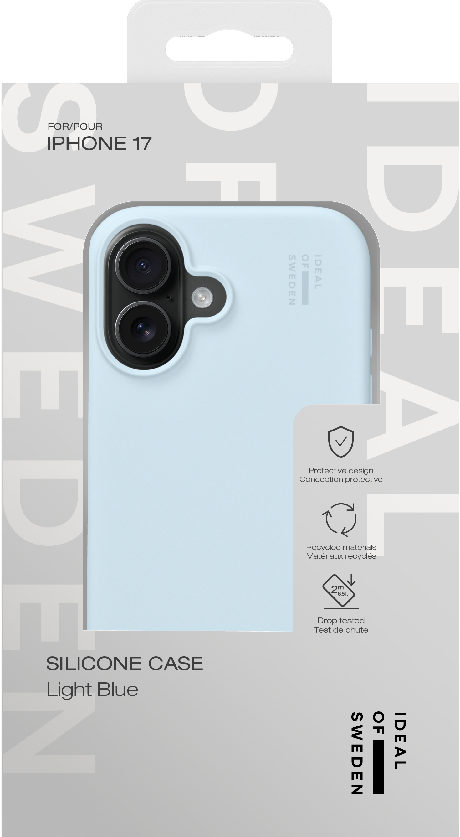 iDeal of Sweden Silicone Case iPhone 17 Light Blue – image 2