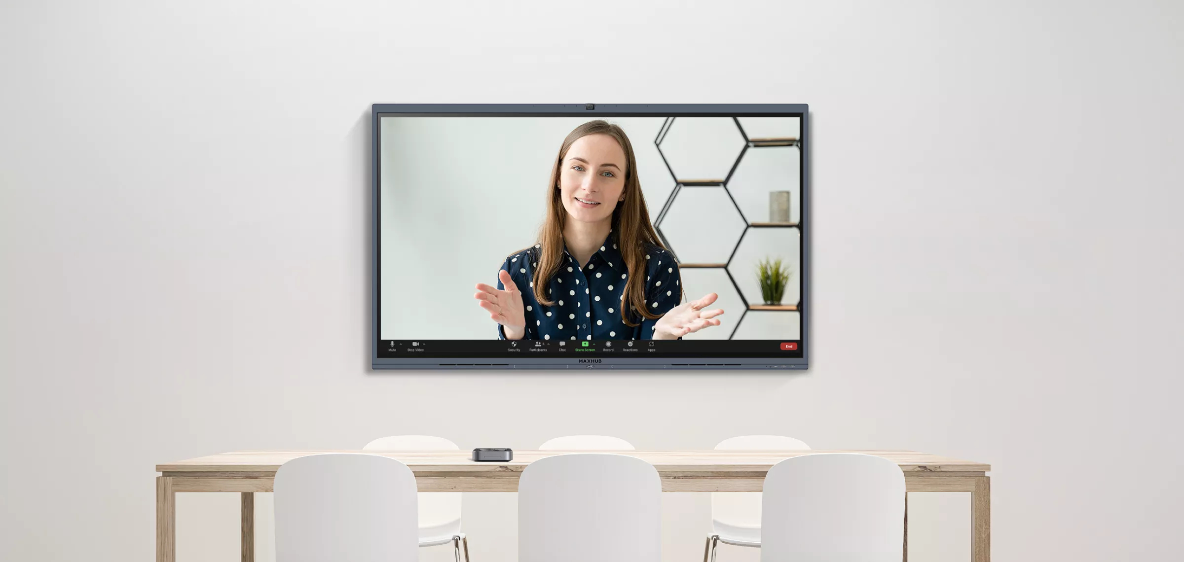 MAXHUB V6 C6530 Smart-Display 65" IPS 3840 x 2160 HDMI USB-C Schwarz