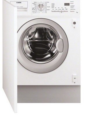 AEG L61271WDBI washer dryer Built-in Front-load White