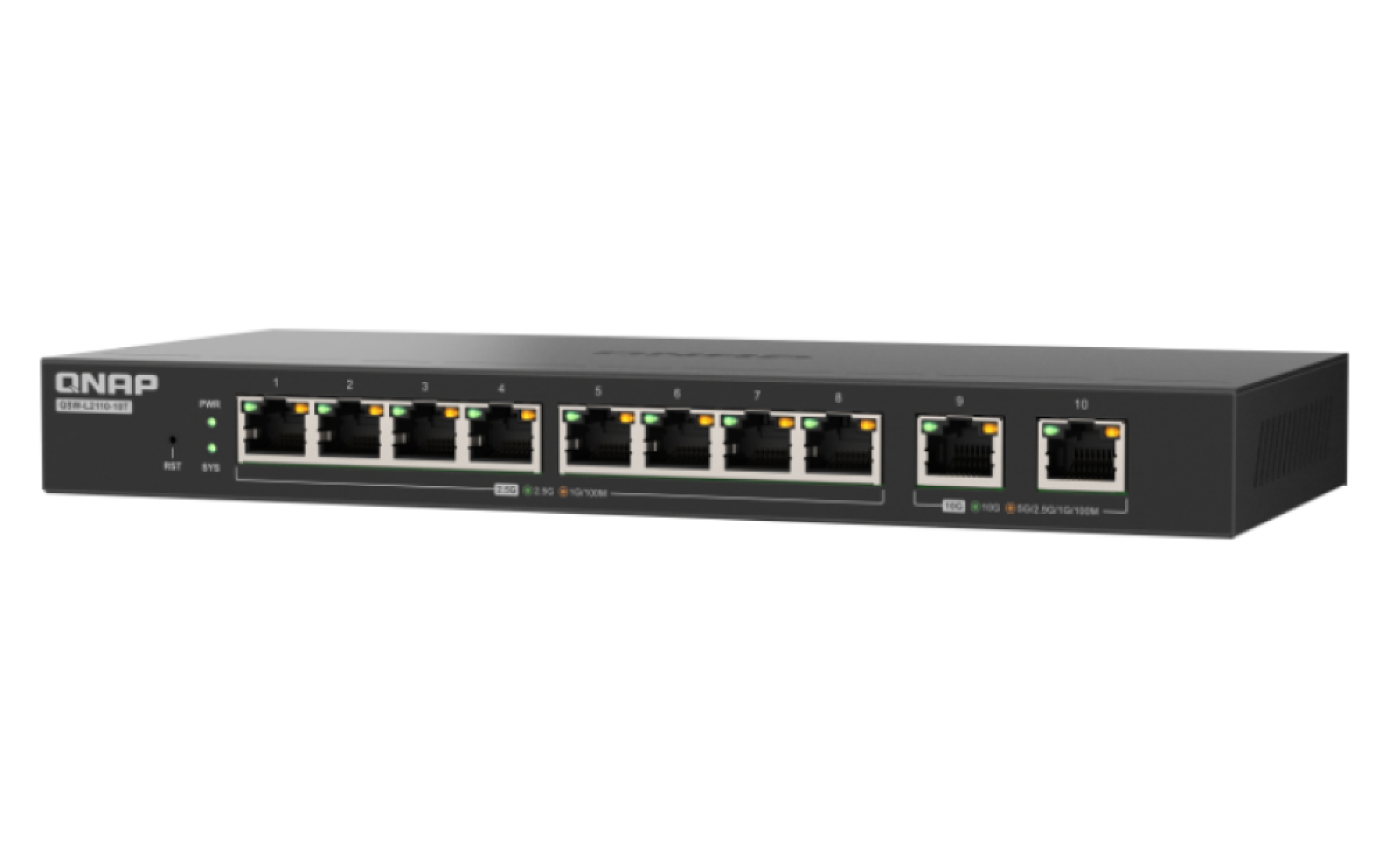 QNAP QSW-L2110-10T network switch Managed Desktop Black – image 7