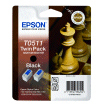Epson T0511 Black Ink Cartridge - Twin Pack