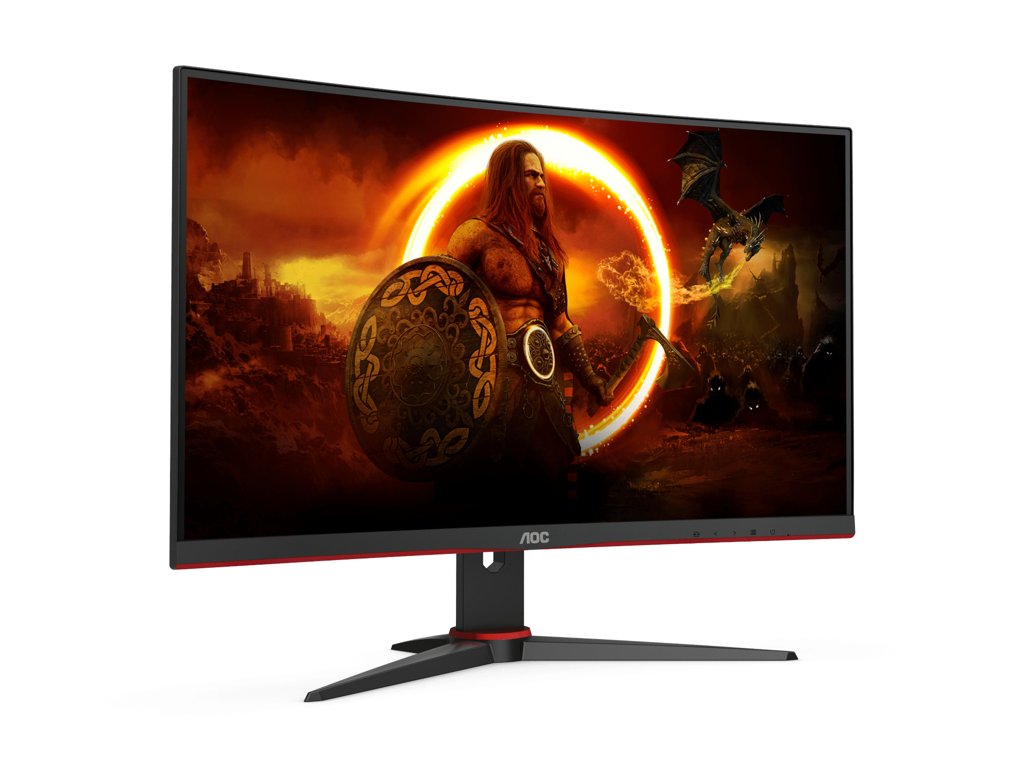 AOC G2 C27G2ZE computer monitor 68.6 cm (27″) 1920 x 1080 pixels Full HD Black, Red image 3