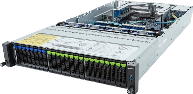 GIGABYTE R283-S95-AAV1 Intel C741 LGA 4677 (Socket E) Rack (2U) Black, Steel – image 1