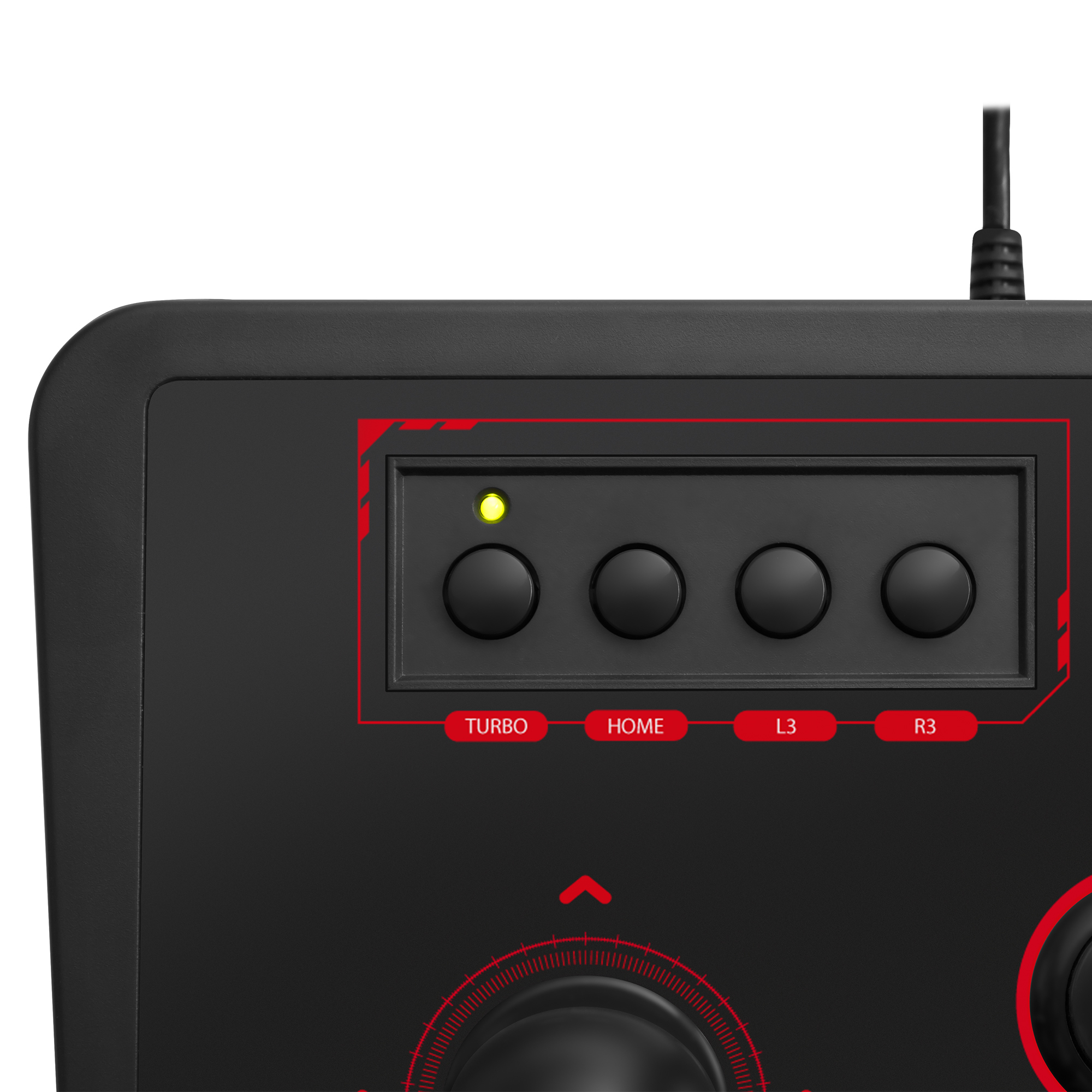 Mars Gaming MRA Gaming Controller Black, Red USB Fightstick Analogue / Digital PC, Playstation 2, Playstation 3 – image 2
