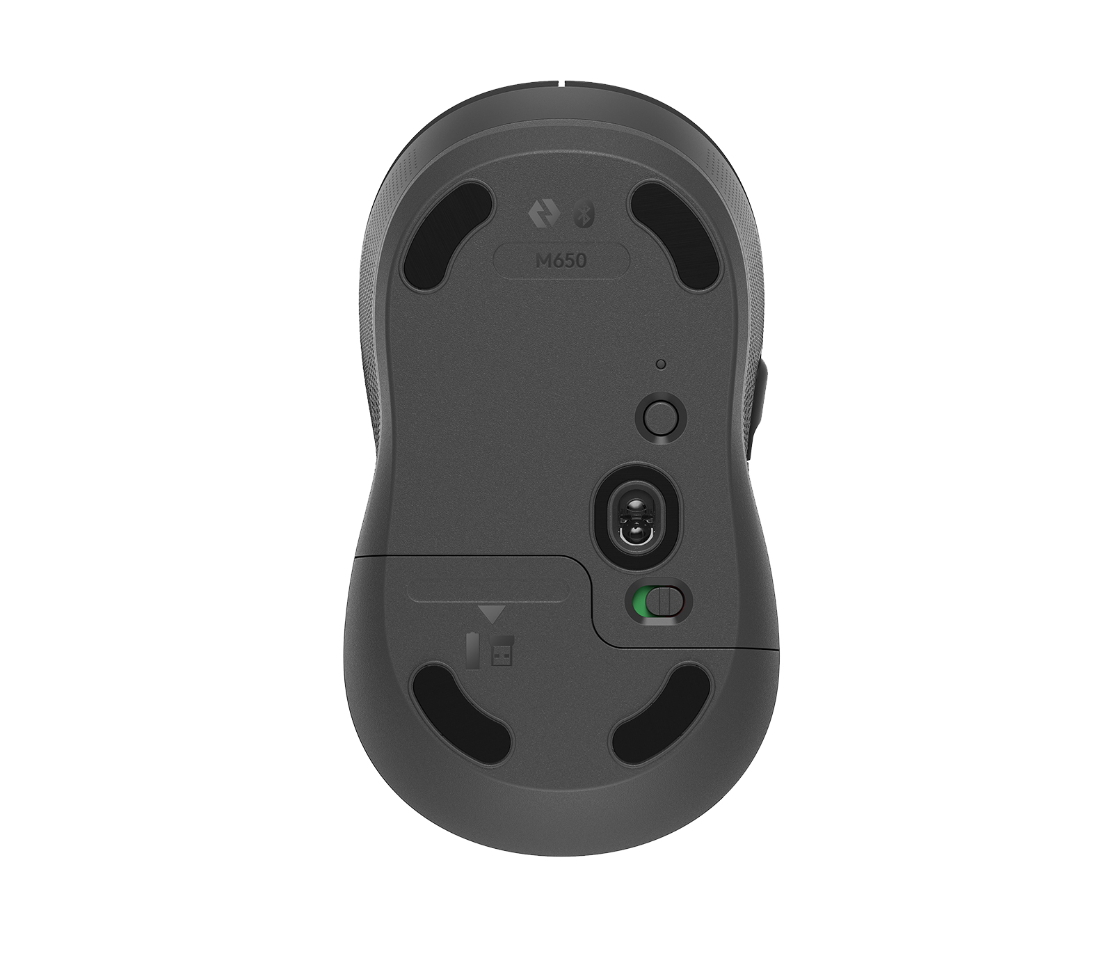 Mouse Logitech Óptico SIGNATURE M650, Inalámbrico, USB, Grafito  910-0065250