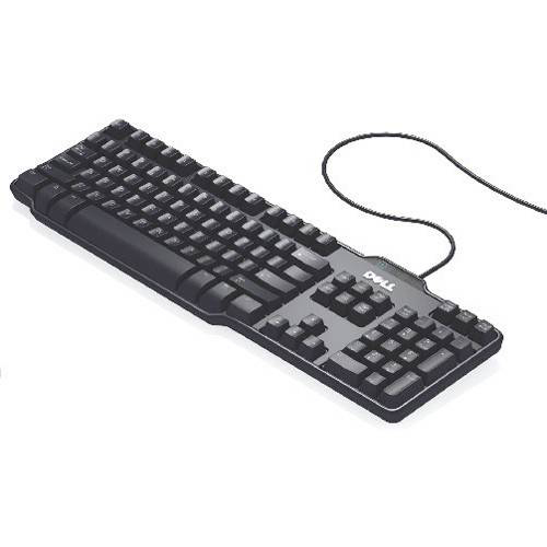 Dell Quietkey keyboard USB QWERTY Black