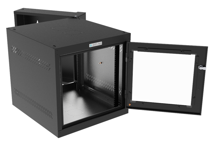 Vertiv GL24WDP-B-00 rack cabinet 11U Wall mounted rack Black – image 4