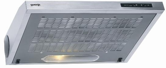 Gorenje DU6146E cooker hood Semi built-in (pull out) Stainless steel 144 m³/h