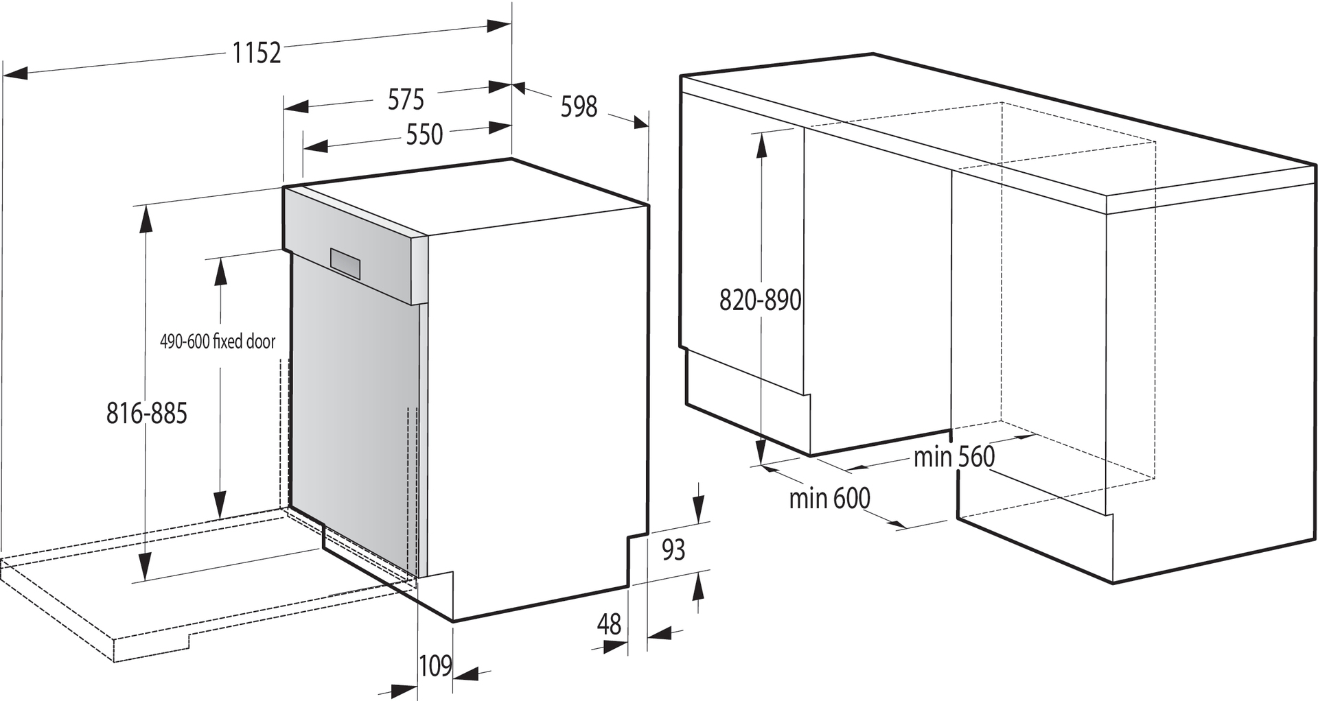 Gorenje GI673C90X — vue 1 sur 2
