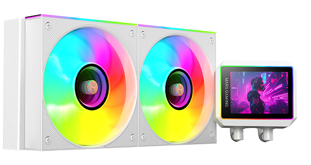 Mars Gaming ML-VISIONII240W Processor All-in-one liquid cooler – image 1