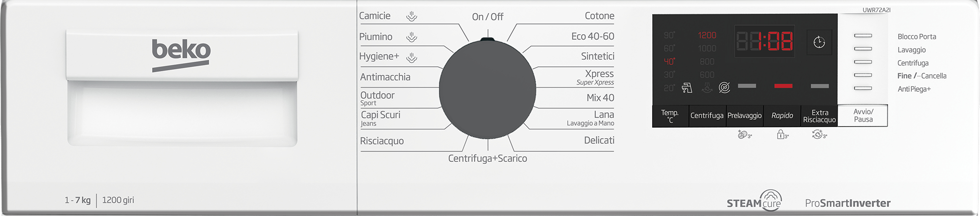 Beko UWR72A2I washing machine Front-load – image 4