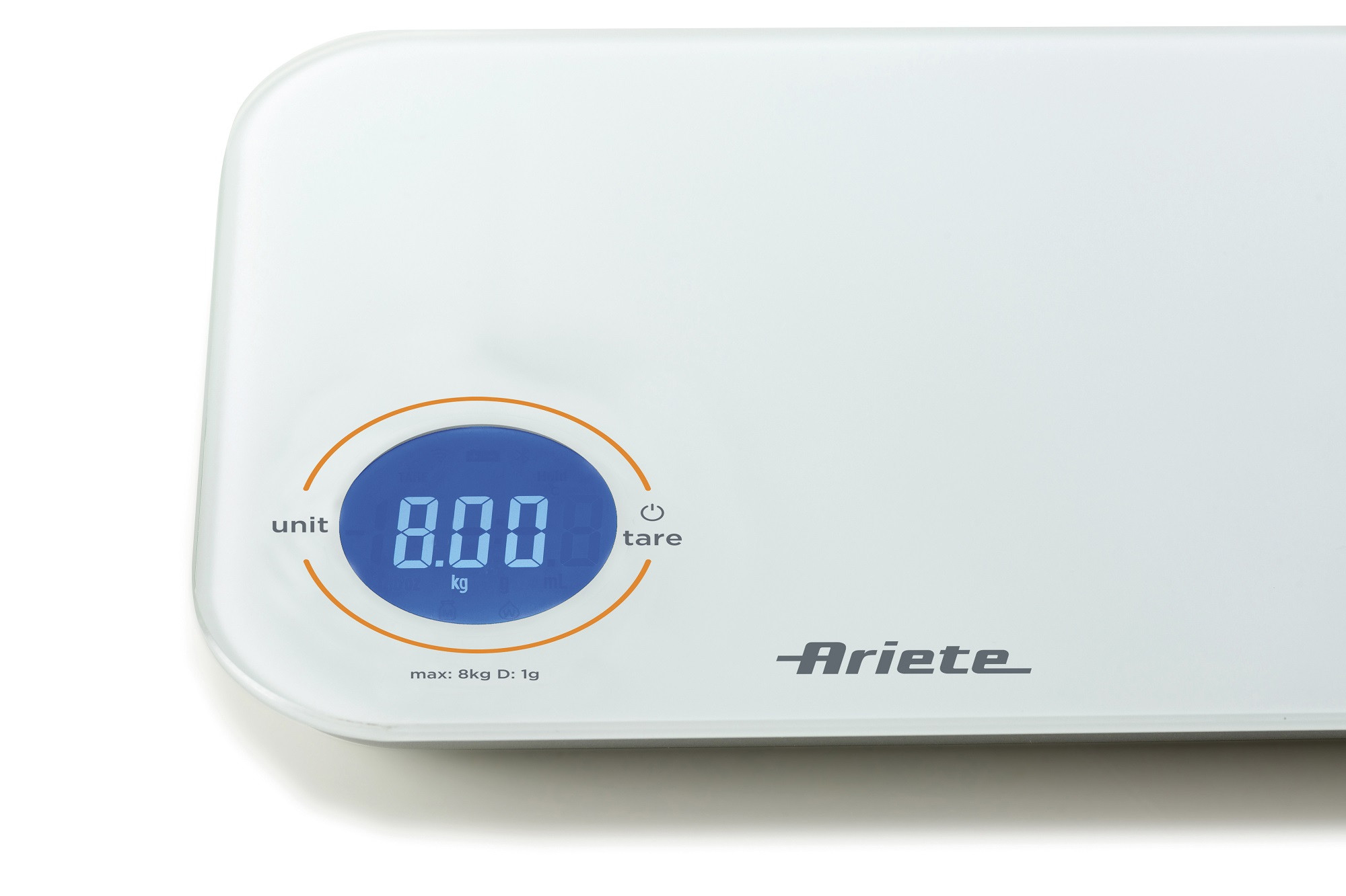 Ariete 0851/00 White Countertop Rectangle Electronic kitchen scale – image 2