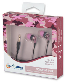Manhattan 178303 headphones/headset Wired In-ear Music Pink – image 2