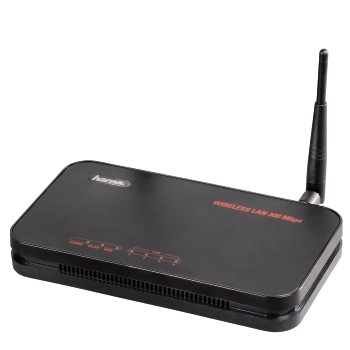 Hama 53119 wireless router Black