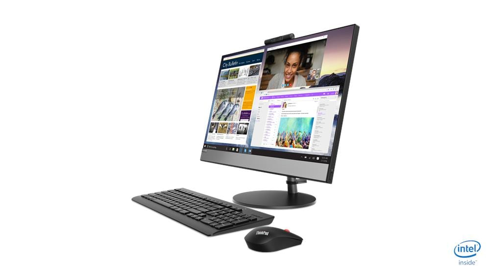 Lenovo V530-24ICB AIO Intel® Core™ i5 i5-9500T 60.5 cm (23.8″) 1920 x 1080 pixels Touchscreen All-in-One PC 8 GB DDR4-SDRAM 1 TB HDD Windows 10 Pro Wi-Fi 5 (802.11ac) Black image 2