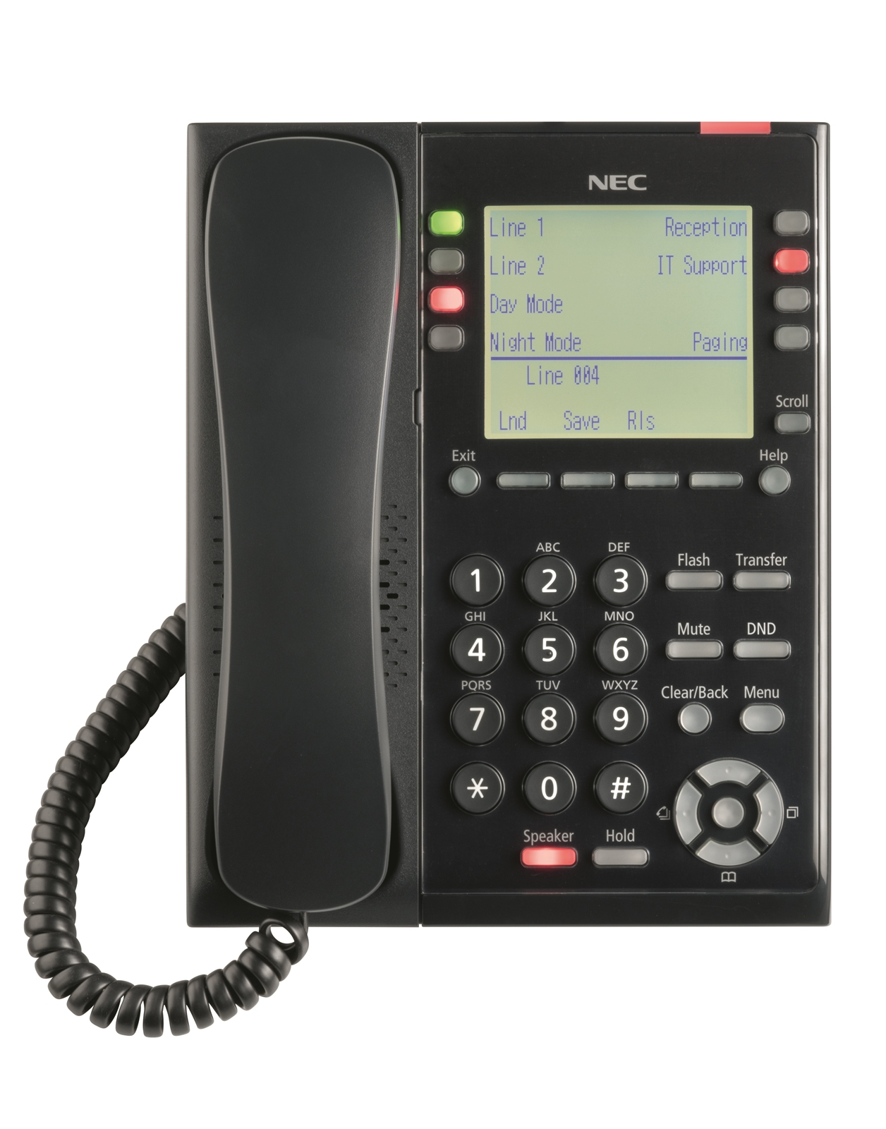 NEC SL2100 IP phone Black LCD – image 1