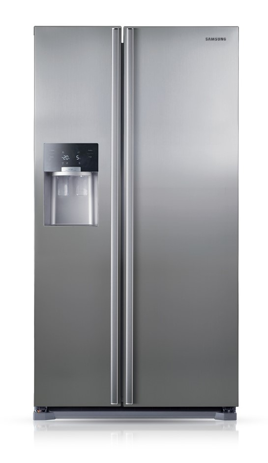 Samsung RS7568BHCSP side-by-side refrigerator Freestanding – image 1