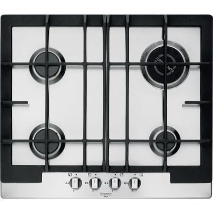 Electrolux PQX640OV hob Black, Silver Built-in Gas 4 zone(s)