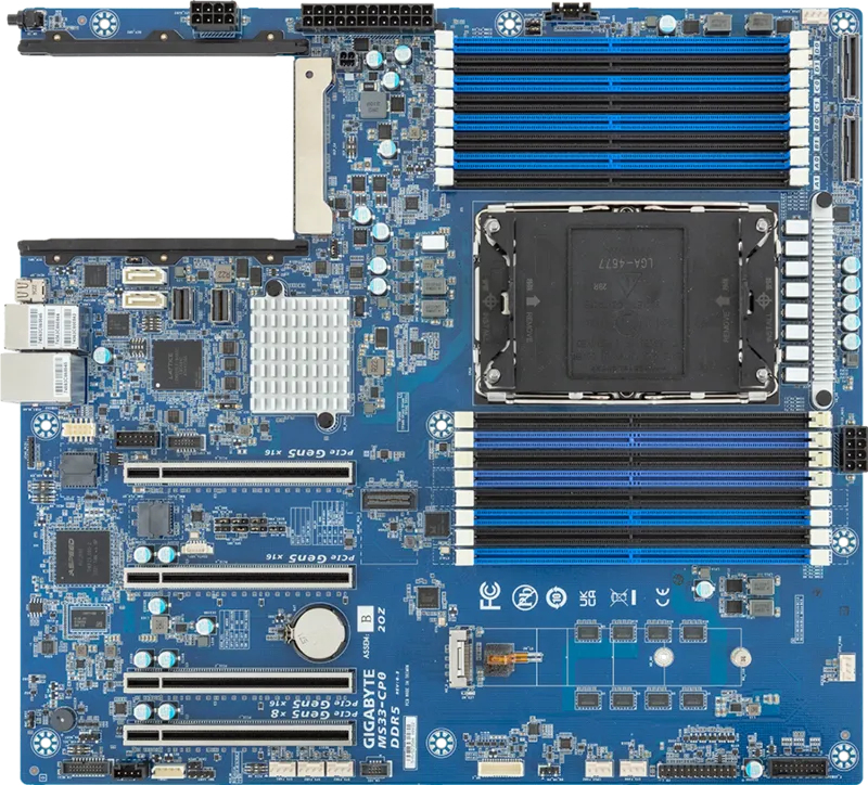 GIGABYTE MS33-CP0 Intel C741 LGA 4677 (Socket E) Extended ATX – image 2