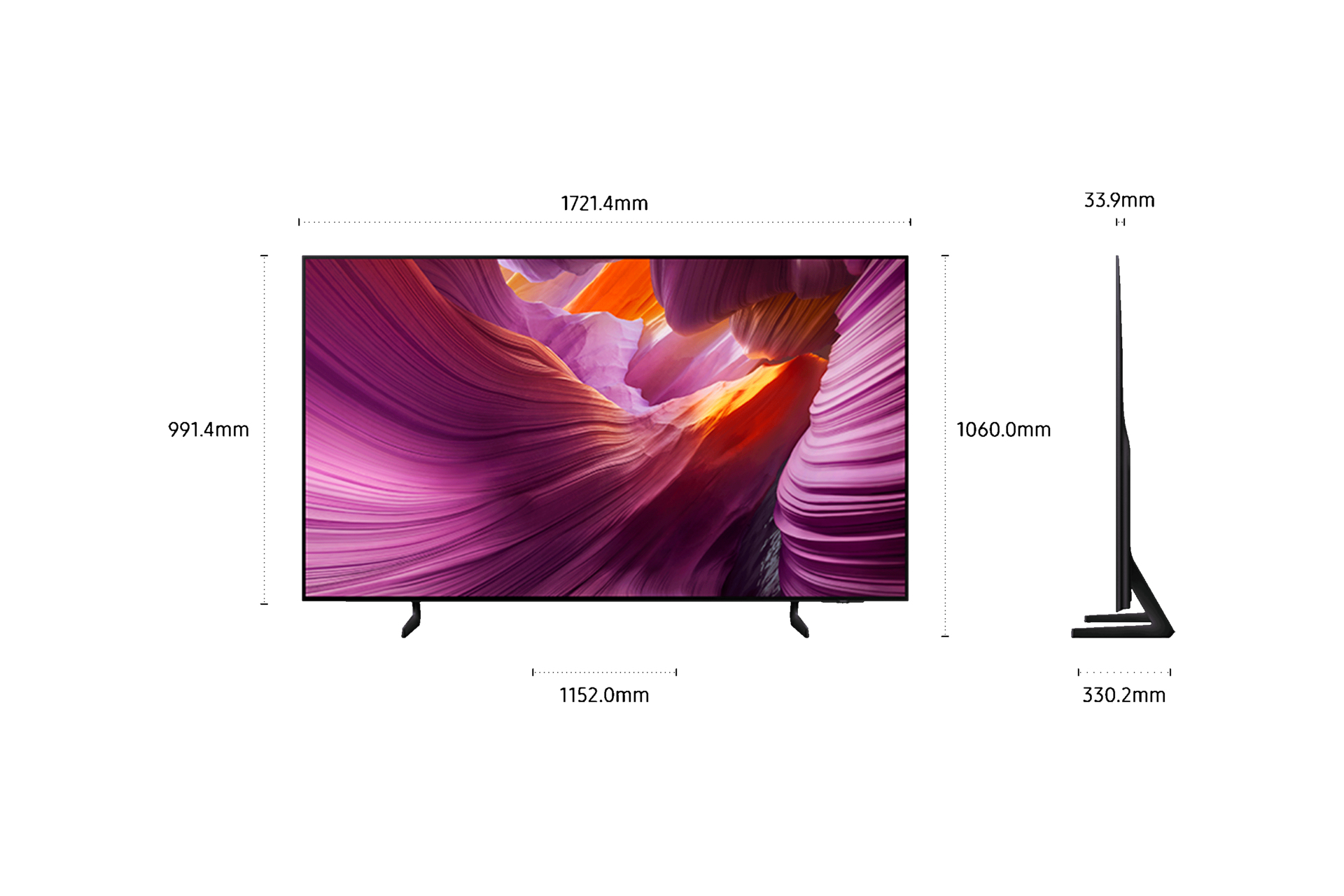 TV OLED Samsung TQ77S85F 196 cm 2025 — photo 12