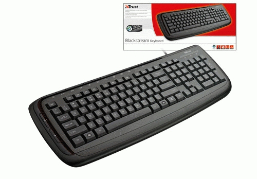 Trust BlackStream Keyboard, RU – image 3