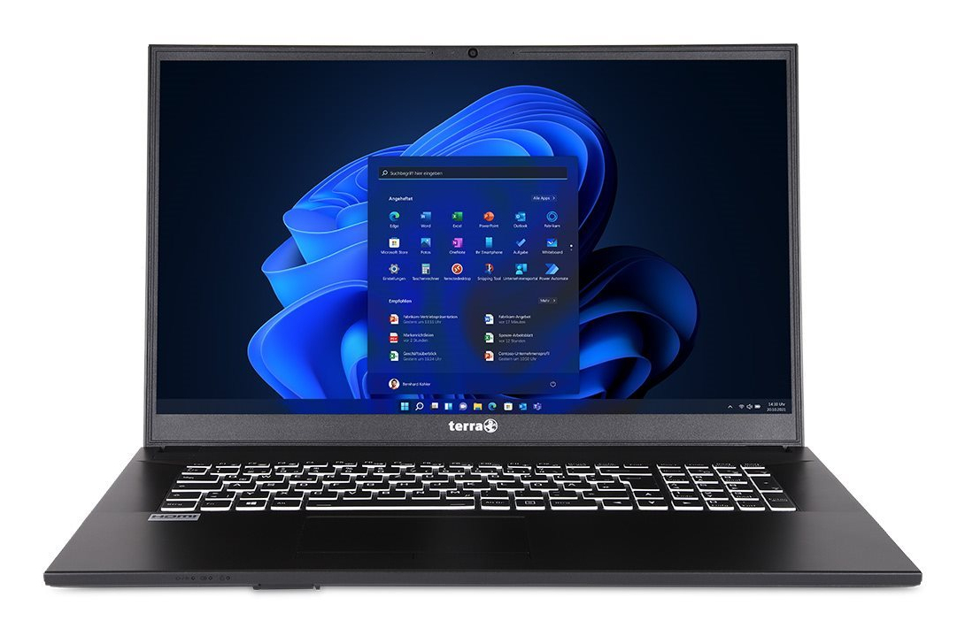 TERRA 1716R Intel® Core™ i3 i3-1315U Computer portatile 43,9 cm (17.3") Full HD 16 GB DDR4-SDRAM 500 GB SSD Wi-Fi 6 (802.11a
