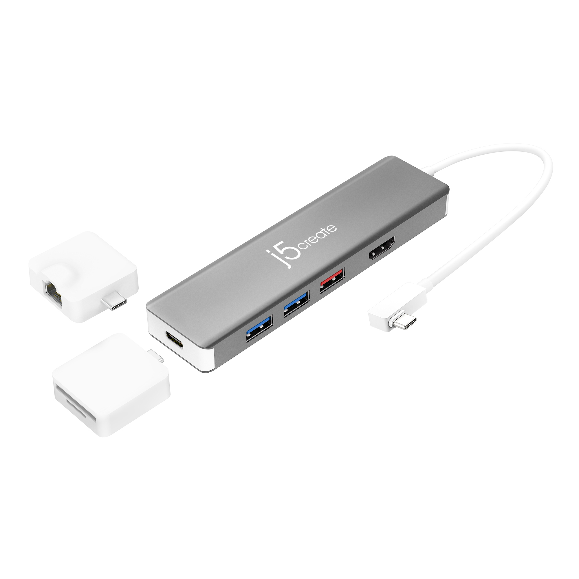 j5create JCD375-N USB-C™ Modular Multi-Adapter with 2 Kits – image 4