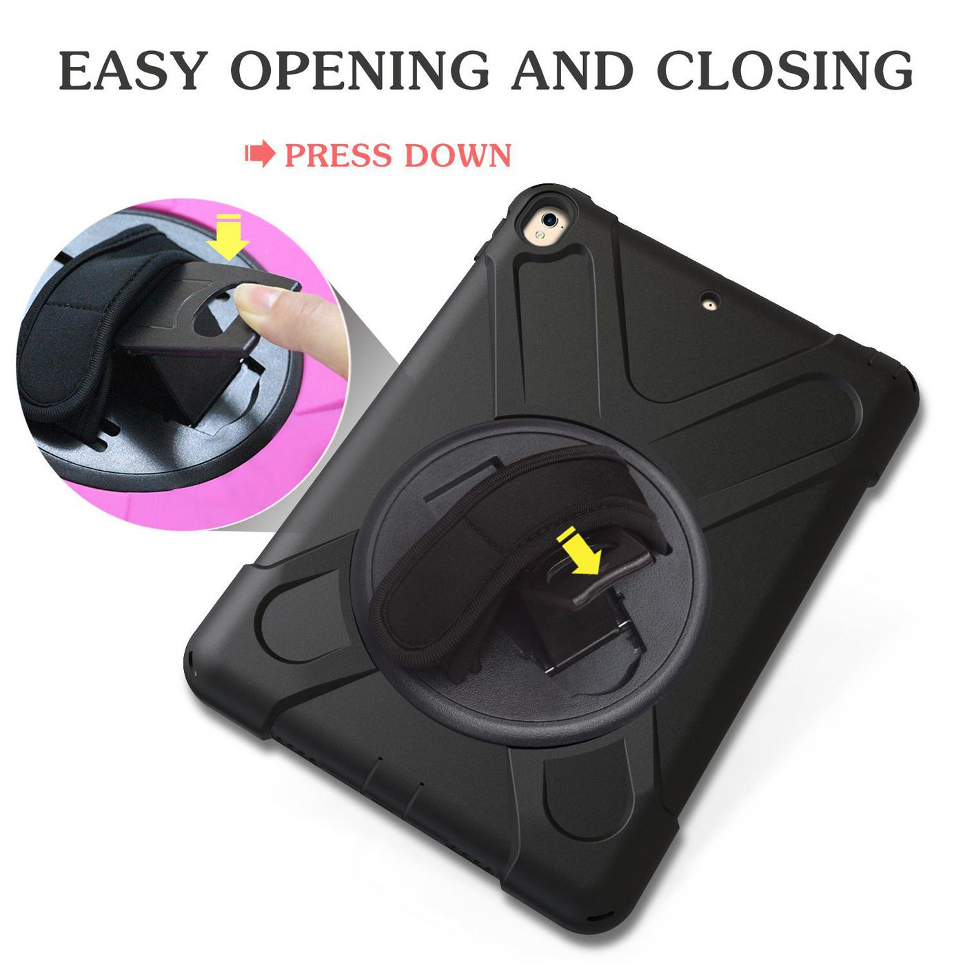 eSTUFF AUSTIN Defender Case for iPad Pro 10.5/Air 10.5 - Black – image 5