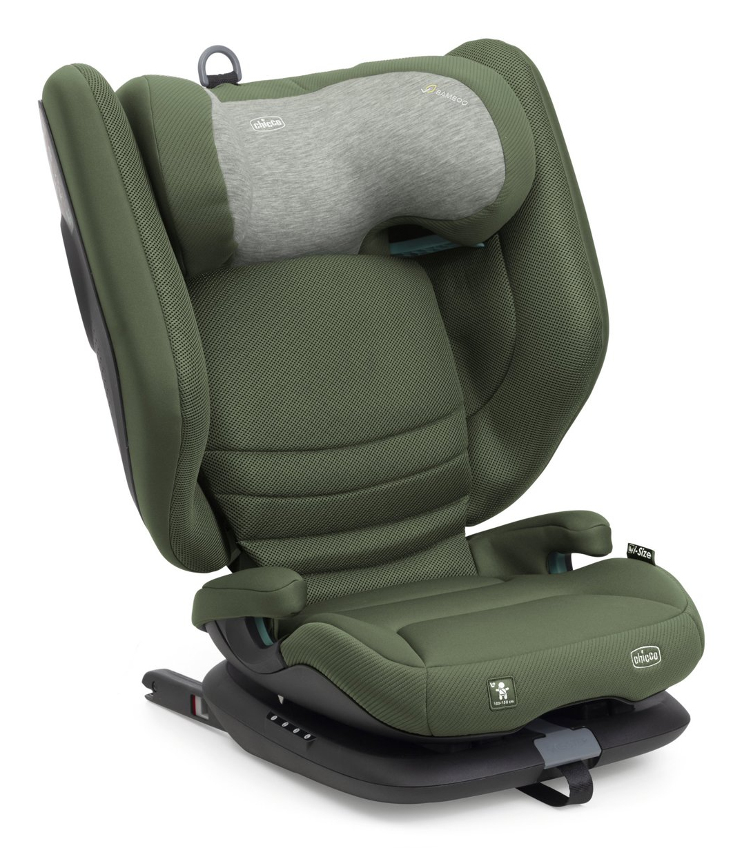 Chicco Fold & Go S i-Size Oto Koltuğu 2-3 (15-36 kg; 100-150 cm) Yeşil/Gri