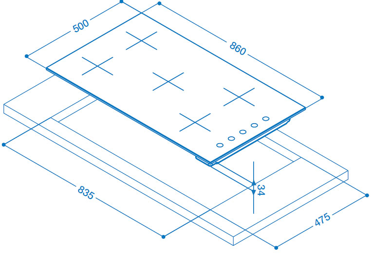 Indesit PIM 950 AST AV SV – image 2