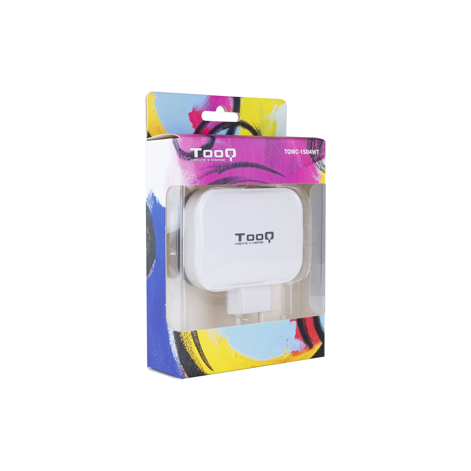 TooQ TQWC-1S04WT mobile device charger GPS, Gaming controls, MP3, MP4, Mobile phone, Smartphone, Tablet White AC Indoor – image 4
