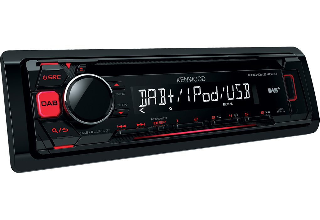 Kenwood KDC-DAB400U car media receiver Black – image 2