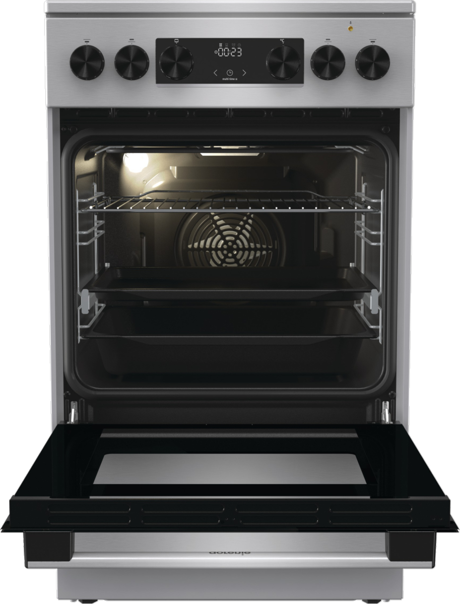 Gorenje GECS5C70XA cooker Freestanding cooker Electric Ceramic hob Stainless steel – image 3
