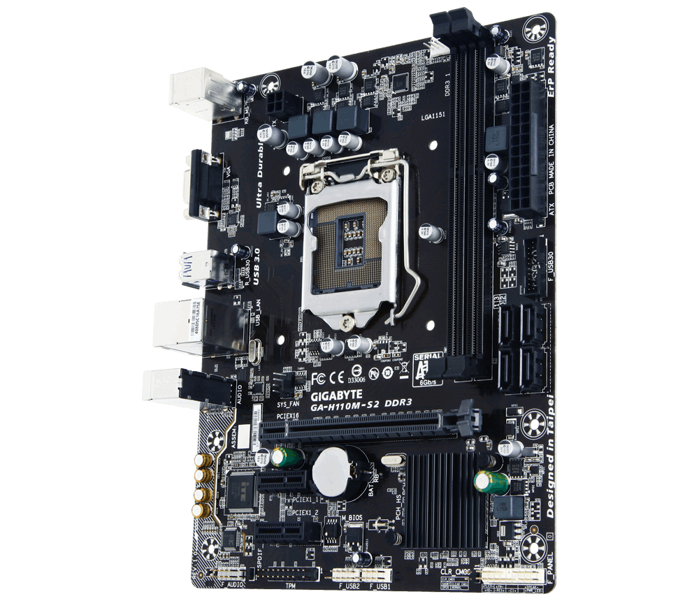 GIGABYTE GA-H110M-S2 DDR3 (rev. 1.0) – image 3