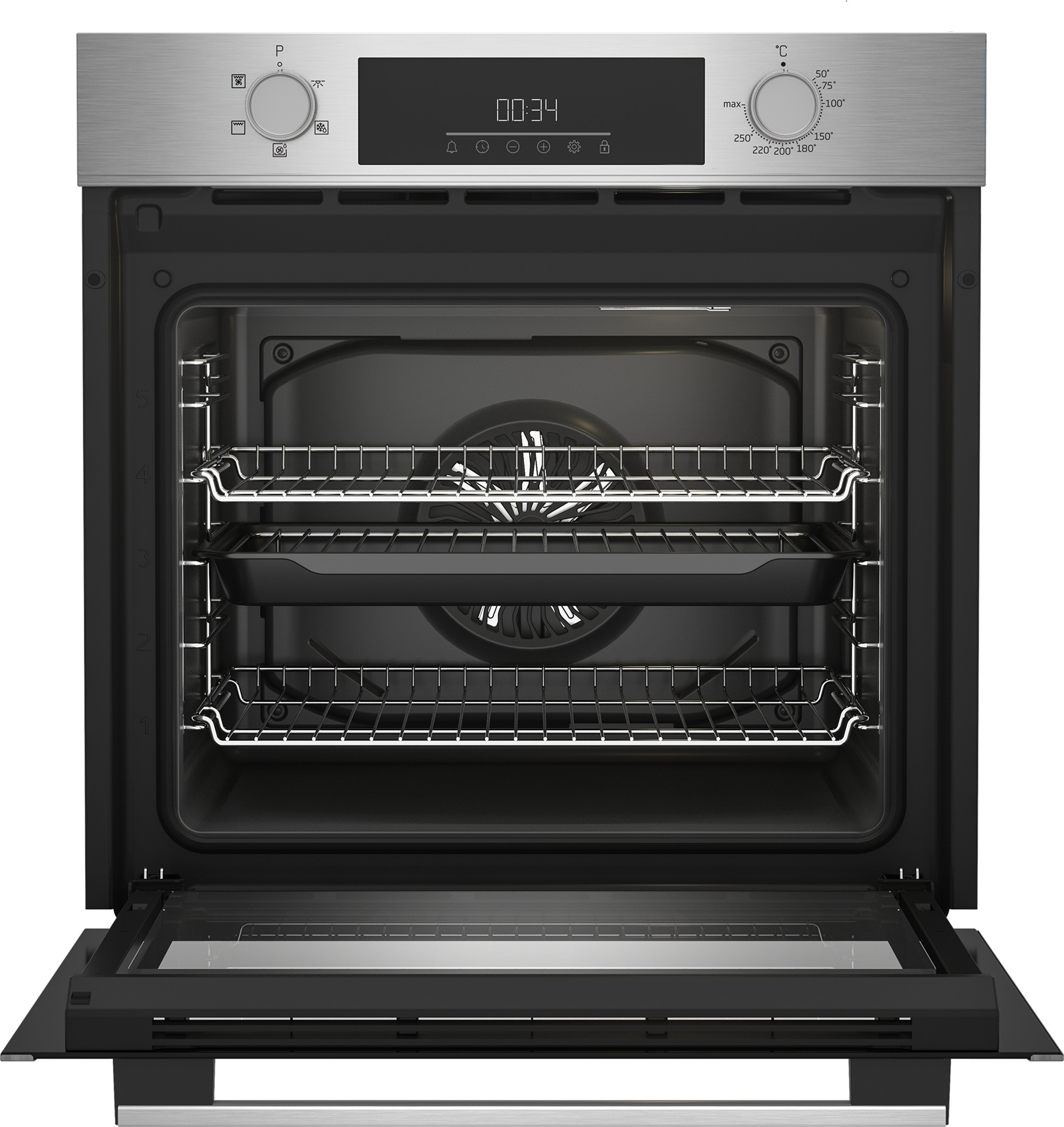 Beko BBIF16300X 60cm Built-In Single Fan Oven with AeroPerfectTM – image 4