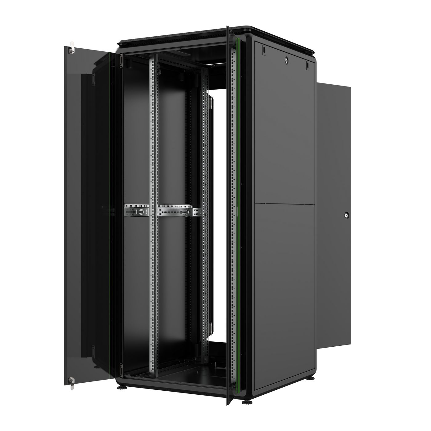 Lanview RDL36U88BL rack cabinet 36U Freestanding rack Black – image 2