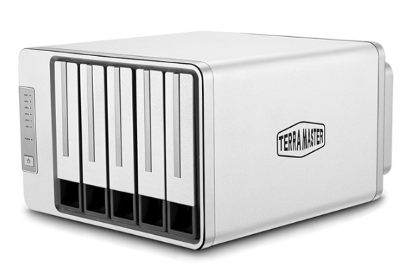 TerraMaster F5-220-2GB NAS/storage server Compact Intel® Celeron® J1800 White – image 1