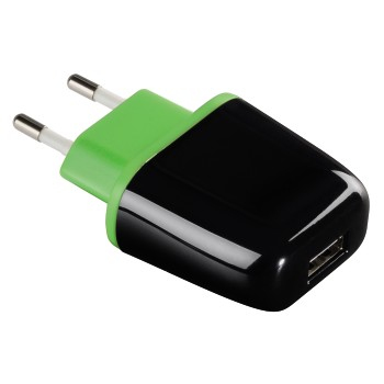 Hama 00119434 mobile device charger Mobile phone, Tablet Black, Green AC Indoor