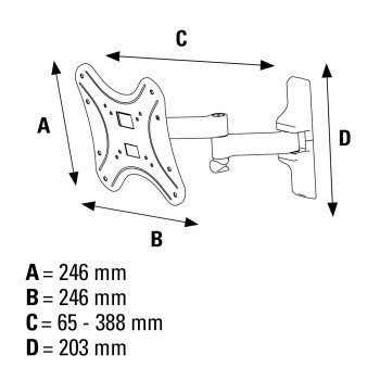 Hama 00108727 TV mount/stand – image 2