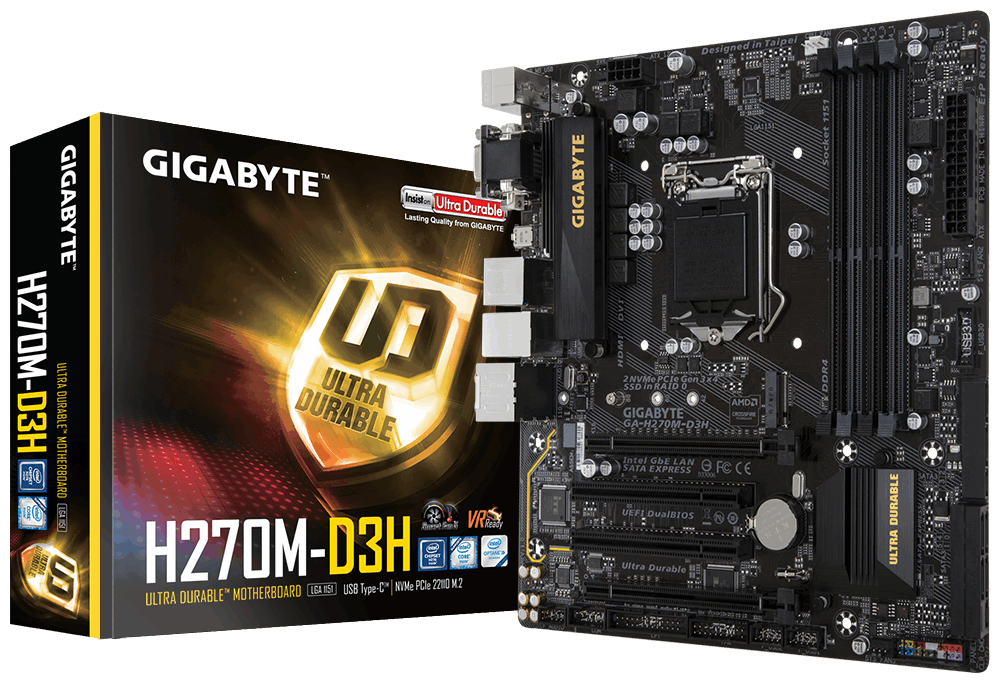 GIGABYTE GA-H270M-D3H motherboard Intel® H270 LGA 1151 (Socket H4) micro ATX – image 5