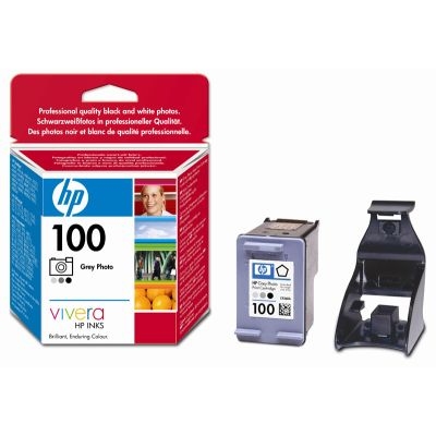 HP 100 Grey Photo Inkjet Print Cartridge with Vivera Inks