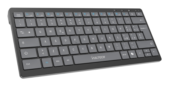 Vultech KEY-601WBT keyboard Office USB + RF Wireless + Bluetooth QWERTY Italian Black – image 2